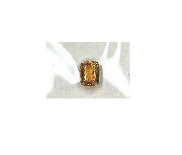 Cushion mixed-cut Loose Golden Imperial Topaz Stone, Colour: Golden