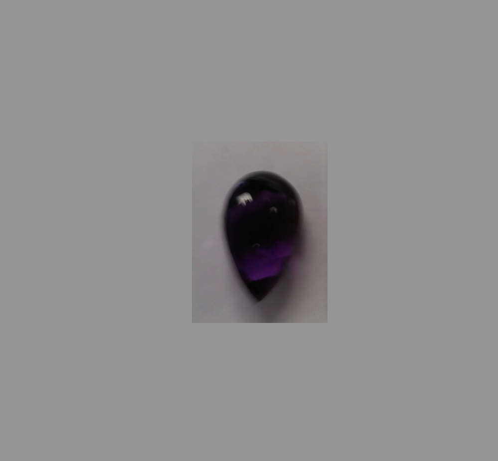 Pear-cut Amethyst Stone, Colour: Purple