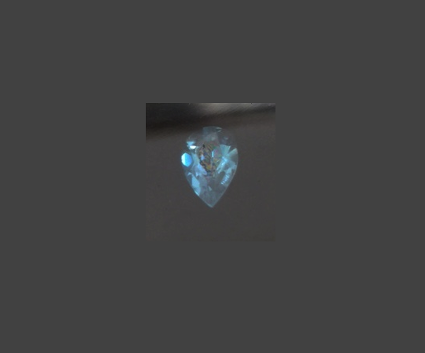 Pear-cut Loose Topaz Stone, Colour: London Blue