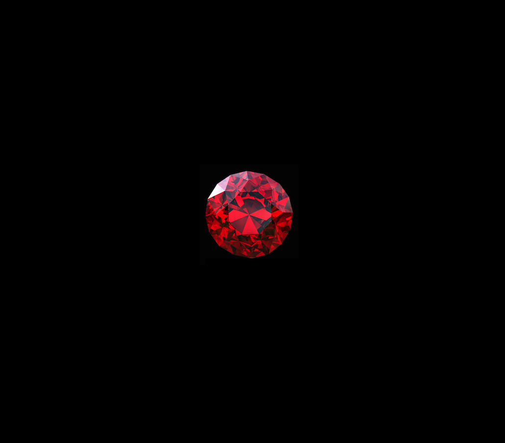 Round-cut Loose Spinel Stone, Colour: Red