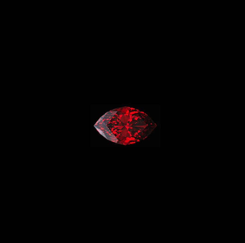 Marquise-cut Loose Spinel Stone, Colour: Red