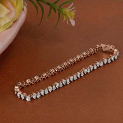 Pear Shape Tennis Bracelet